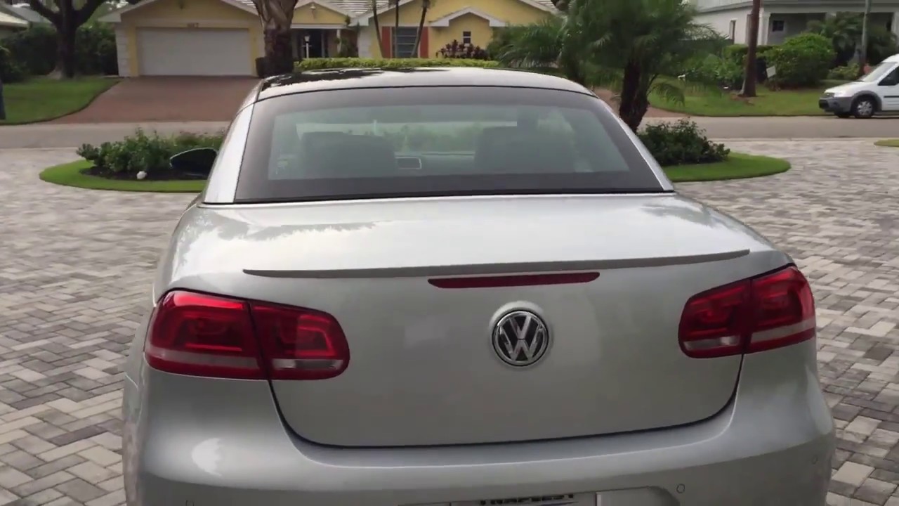 2013 Volkswagen Eos Executive Review and Test Drive by Bill - Auto Europa  Naples - YouTube