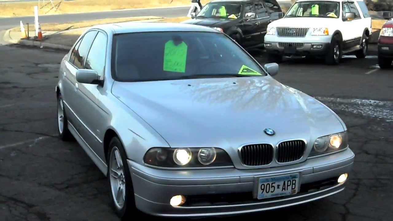 2002 BMW 540i, 4 door, SPORT PACKAGE, 4.4 liter V8, Navigation, ALL  OPTIOINS, warranty!!! - YouTube