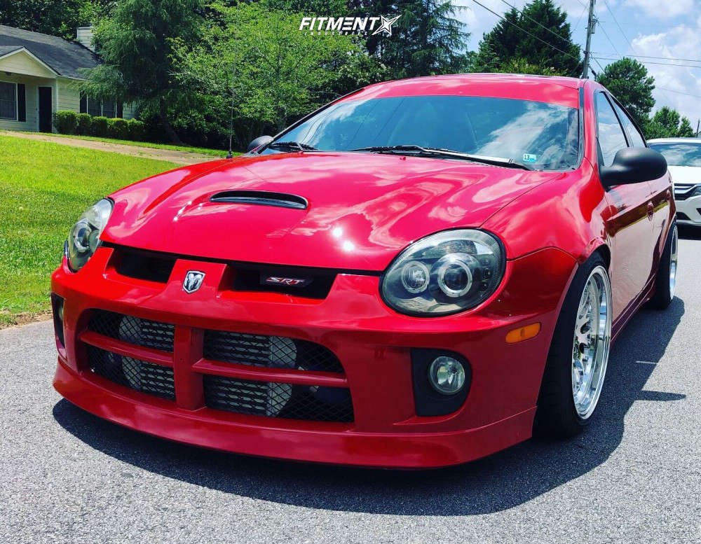 2004 Dodge Neon SRT-4 4dr Sedan (2.4L 4cyl Turbo 5M) with 17x9 JNC Jnc001  and Nitto 215x40 on Coilovers | 759365 | Fitment Industries