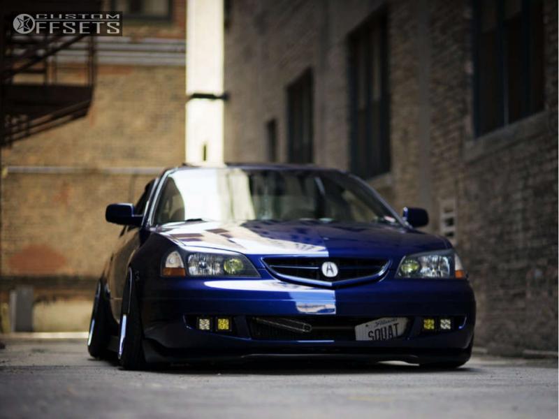 2003 Acura CL with 18x9.5 10 Cosmis Racing XT-006R and 225/35R18 Nankang  NS-20 and Coilovers | Custom Offsets
