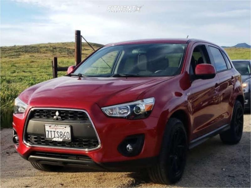 2015 Mitsubishi Outlander Sport ES with 18x8.5 F1R F29 and Michelin 225x55  on Stock Suspension | 1046554 | Fitment Industries