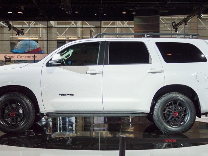 2020 Toyota Sequoia TRD Pro dents planet's crust as it lands in Chicago -  CNET