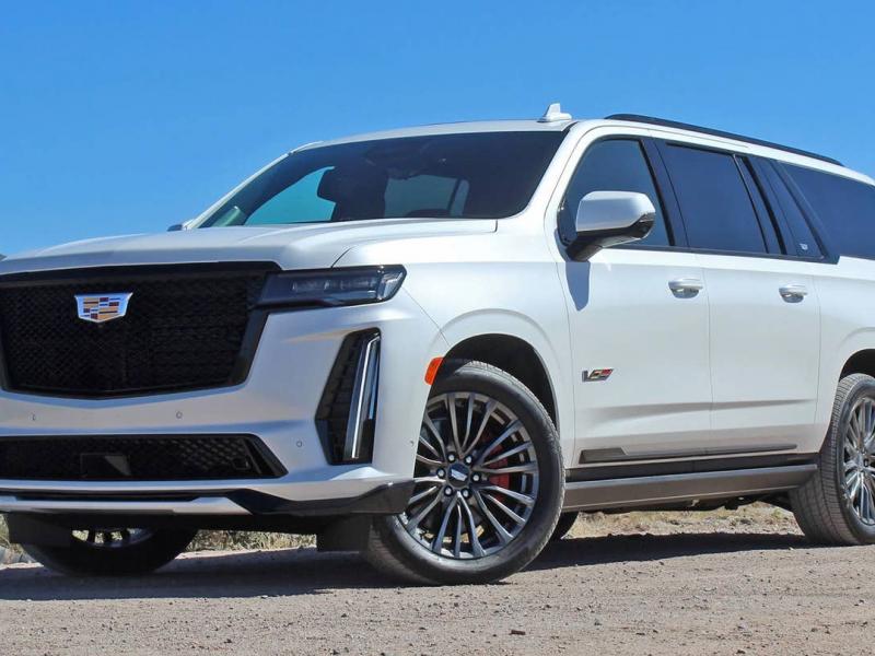 2023 Cadillac Escalade V First Drive Review: The Ridiculousness Is the Point