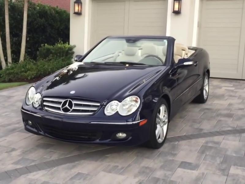 2008 Mercedes Benz CLK 350 Convertible Review and Test Drive by Bill - Auto  Europa Naples - YouTube