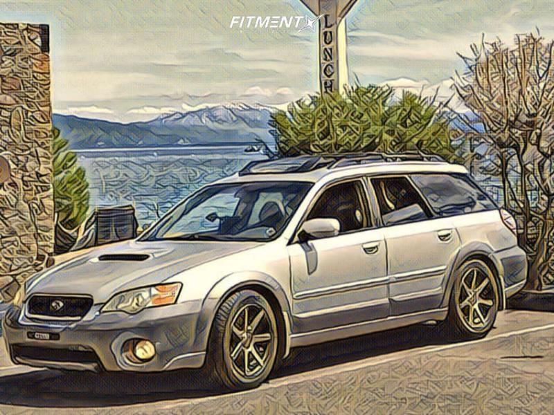 2005 Subaru Outback XT Limited with 17x8 Niche Verona and Firestone 225x45  on Stock Suspension | 1454935 | Fitment Industries