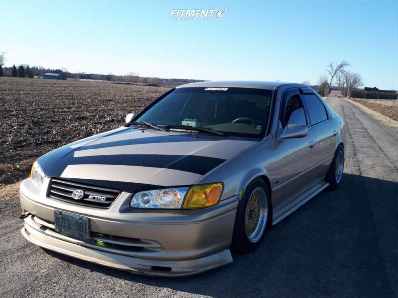 2001 Toyota Camry CE with 15x7 BBS Mahle and Uniroyal 185x60 on Coilovers |  657183 | Fitment Industries
