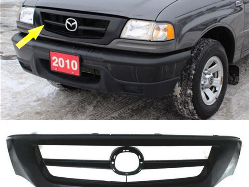 For 2001-2008 Mazda B3000 2001-2010 B2300 Plastic GrilleTextured Black  723650113363 | eBay