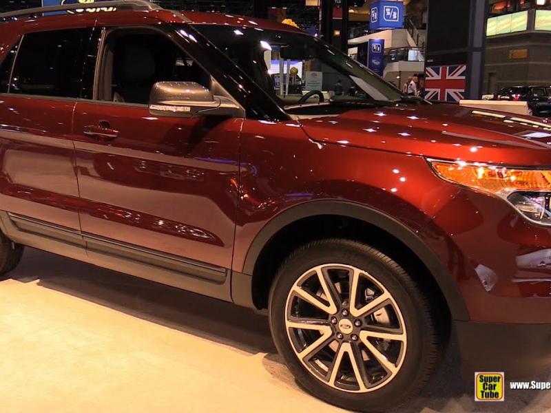 2015 Ford Explorer XLT 4WD - Exterior and Interior Walkaround - 2015  Chicago Auto Show - YouTube