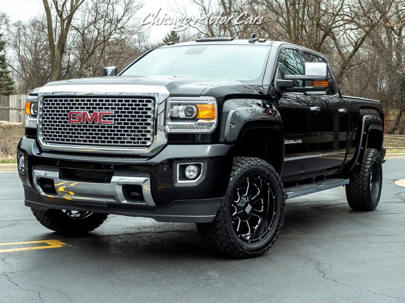 Used 2015 GMC Sierra 3500HD Denali 4x4 Duramax Diesel PICKUP TRUCK *LIFTED,  WHEELS, EXHAUST* For Sale (Special Pricing) | Chicago Motor Cars Stock  #16439C