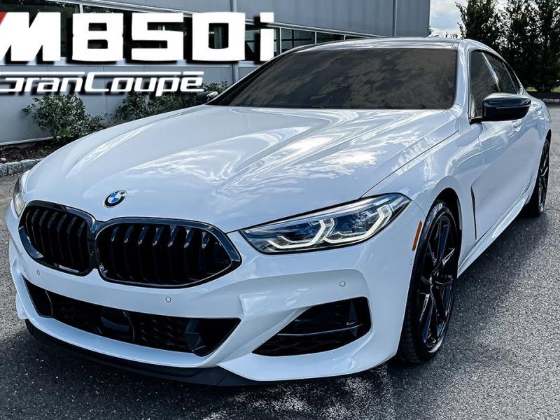 2022 BMW M850i Gran Coupe in Alpine White Walkaround Review + Loud Exhaust  Sound Revs - YouTube