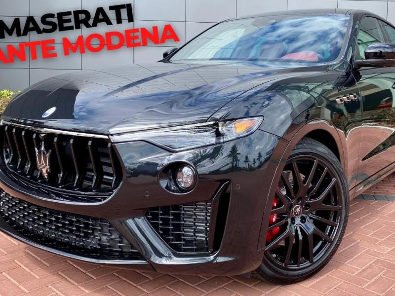 The First 2023 Maserati Levante Modena Arrives In One Of The Best Specs  EVER - YouTube