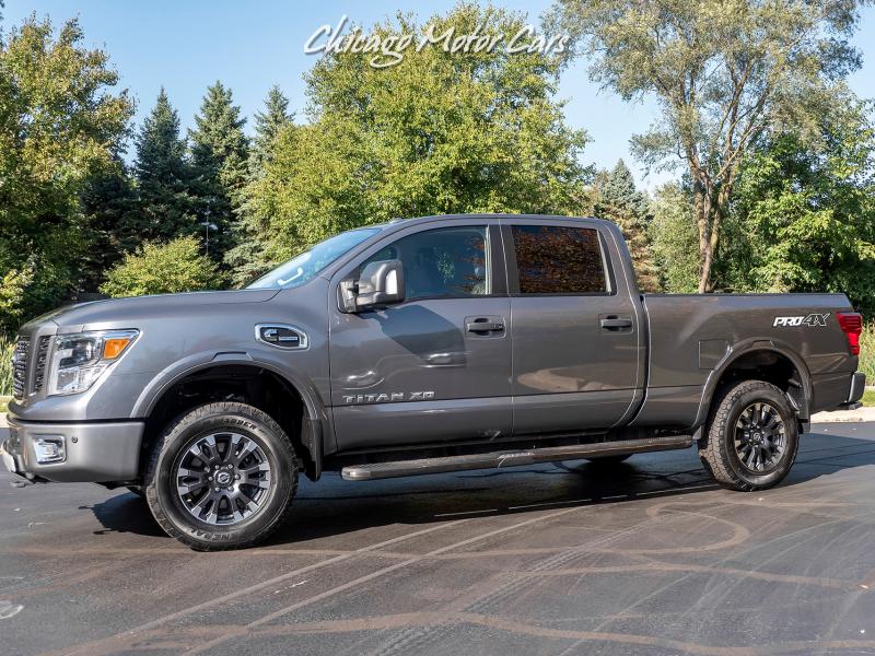 Used 2017 Nissan Titan XD PRO-4X 4WD Cummins Turbo-Diesel Pickup LUXURY  PACK! For Sale (Special Pricing) | Chicago Motor Cars Stock #16440