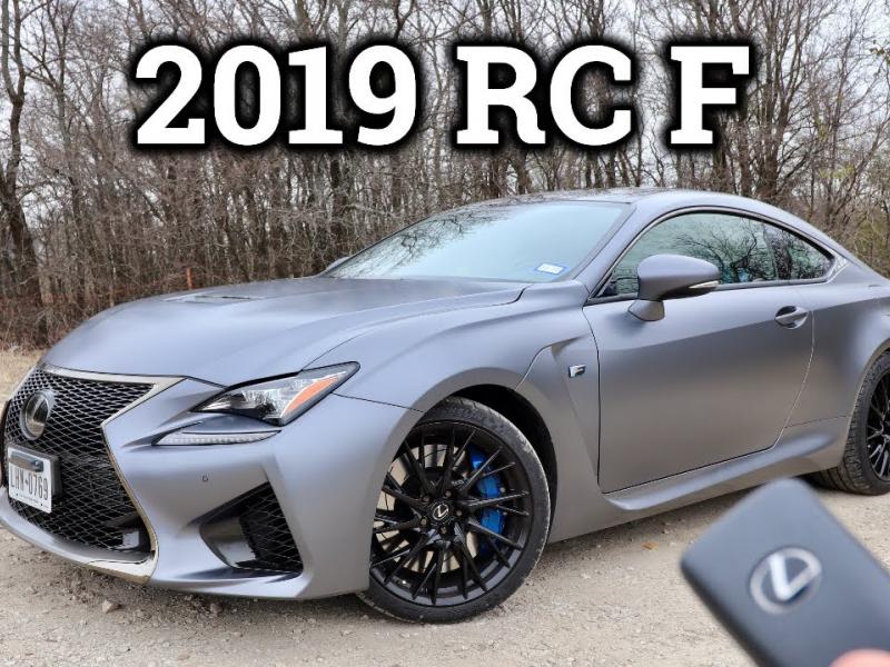 2019 Lexus RC F Review & Drive | UNDERRATED V8 Coupe - YouTube