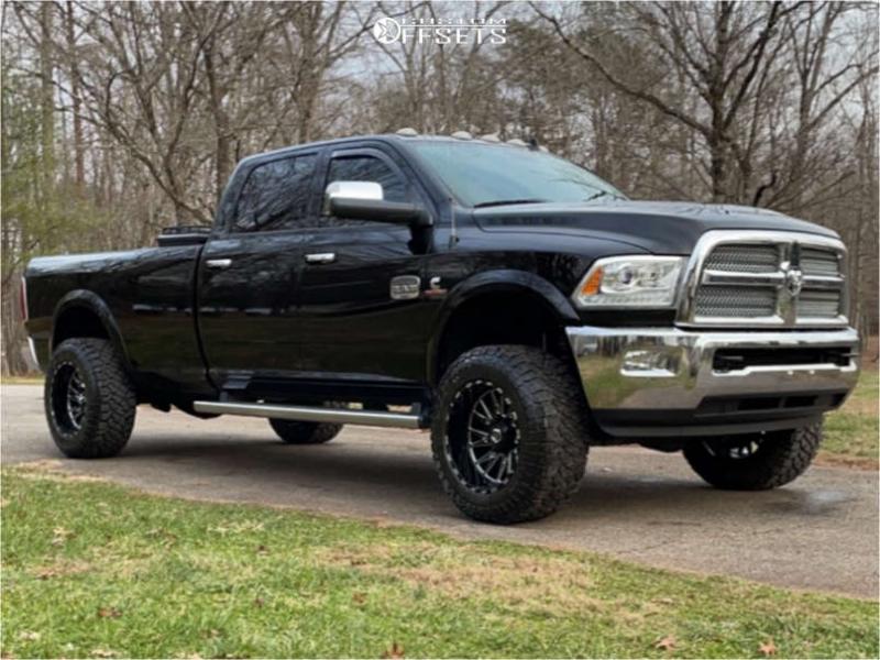 2014 Ram 3500 with 20x12 -44 TIS 547BM and 35/12.5R20 Kenda Klever R/t and  Suspension Lift 2.5" | Custom Offsets