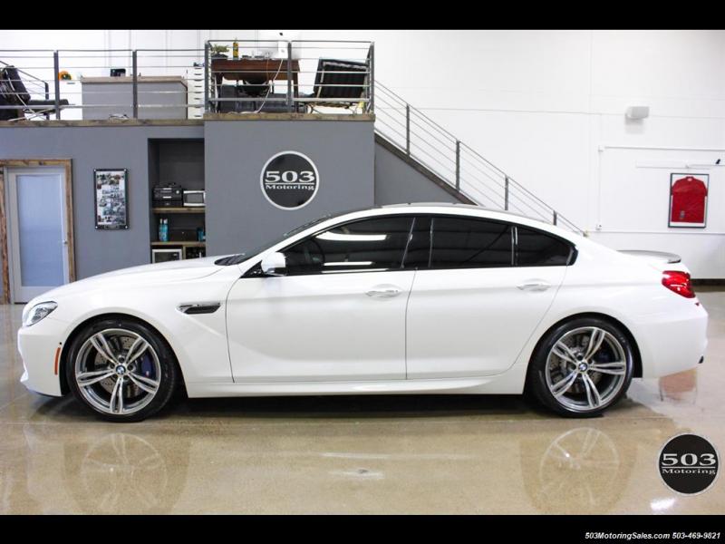 2016 BMW M6 Gran Coupe; White, Competition Pack, 1.5k Miles